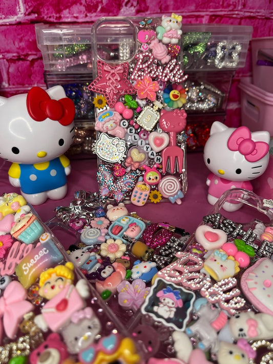 Hello Kitty Junk Case | Sanrio | Decoden | Phone case | Junk Case | Custom Case | Design Case