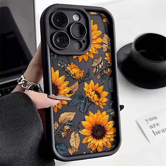 Soft Flower Phone Case For Samsung A55 5G A25 A24 A54 A35 A34 A16 A15 A06 A05 A05s A23 A53 A52s A14 A13 A12 A73 A33 A32 Cover